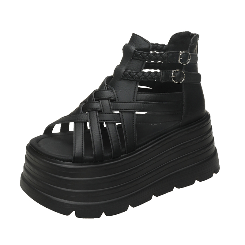 Wedge Espadrille Women - 8 CM Tasarımcılar Kadın Yaz Deri