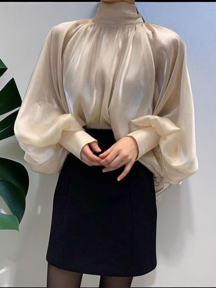Zarif Gevşek Fener Kollu Kadın - Blouse Off Shoulder incelemesi ve fiyatı