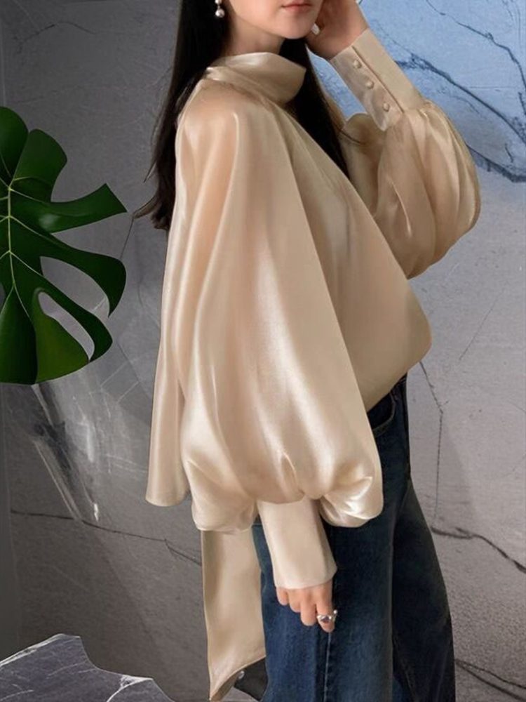Zarif Gevşek Fener Kollu Kadın - Blouse Off Shoulder incelemesi ve fiyatı