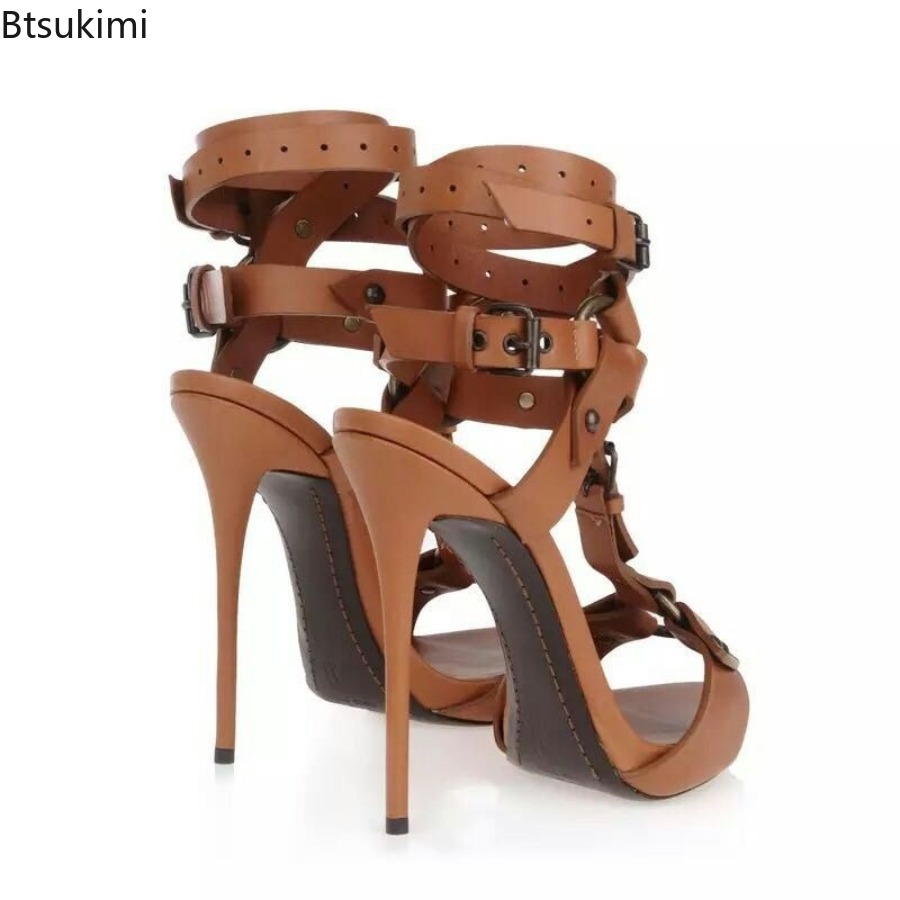 Seksi Daire Çapraz Strappy Gla - Sandal Strappy Heeled incelemesi ve fiyatı