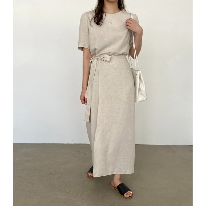 24 Yaşın Altındaki Genç Kadınl - Linen Dress Wrap incelemesi ve fiyatı