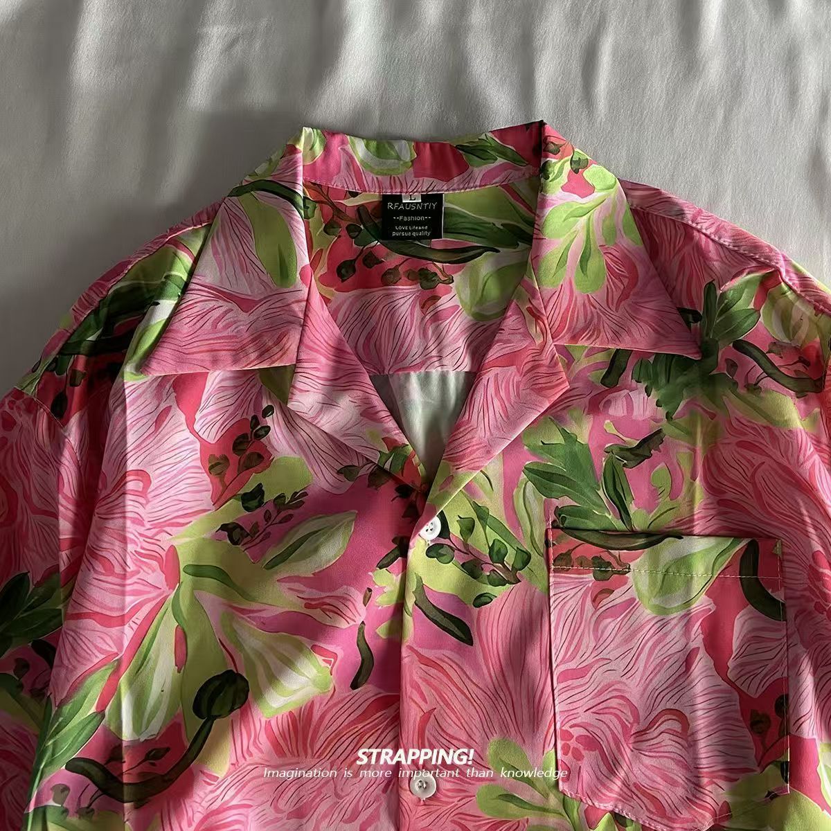 Pembe Graffiti Çiçek Küba Yaka - Romper Floral Print incelemesi ve fiyatı