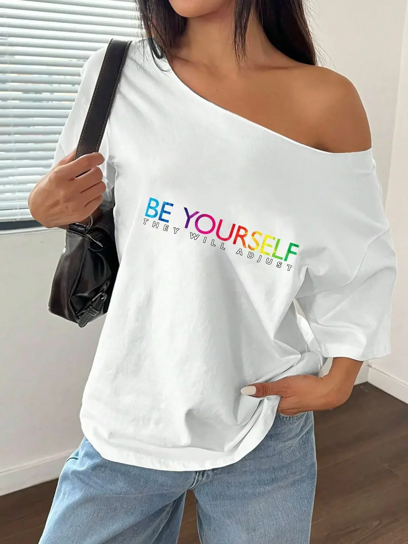 % 100% Pamuk Artı Boyutu Renkl - Blouse Off Shoulder incelemesi ve fiyatı