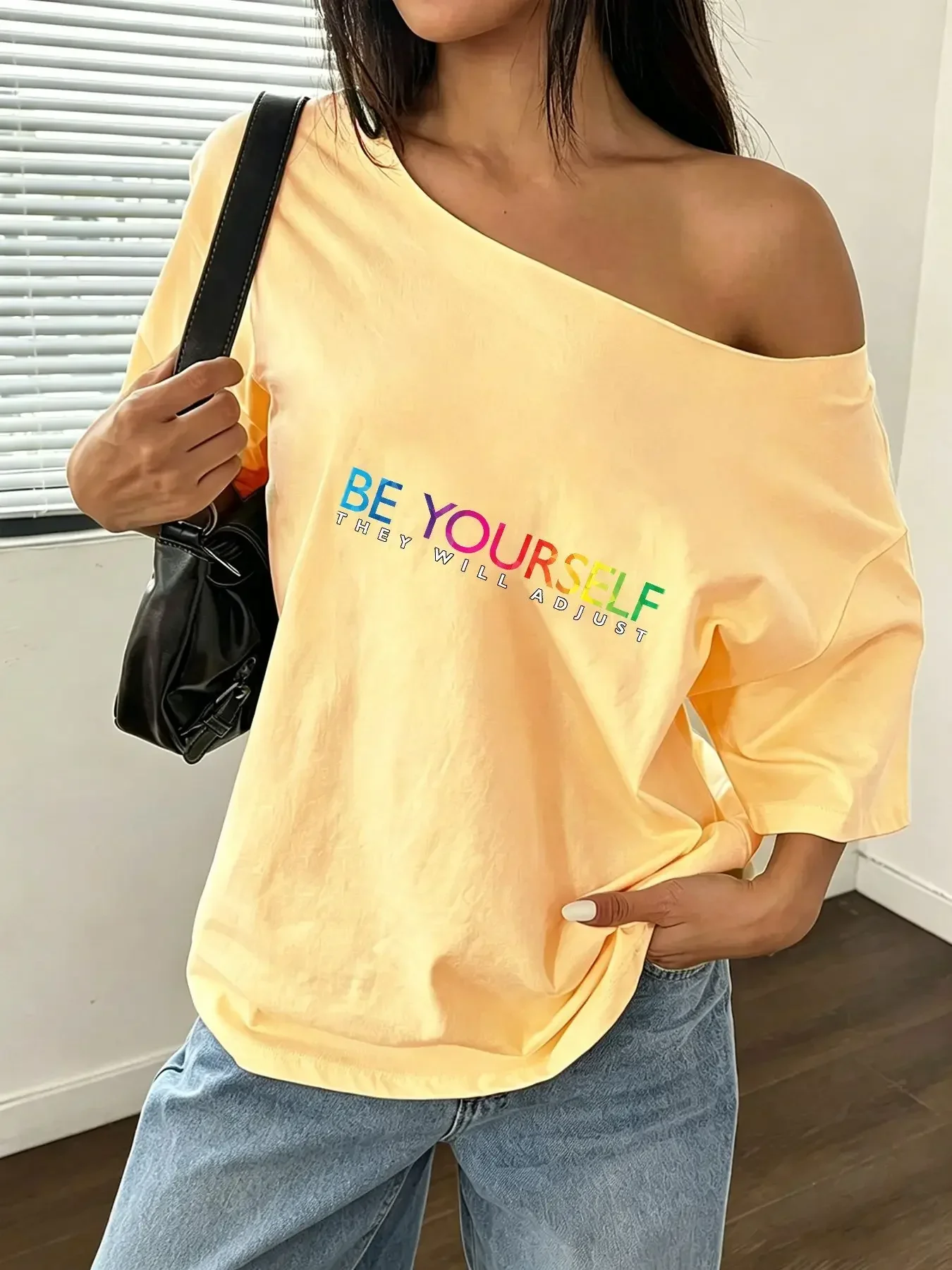 % 100% Pamuk Artı Boyutu Renkl - Blouse Off Shoulder incelemesi ve fiyatı