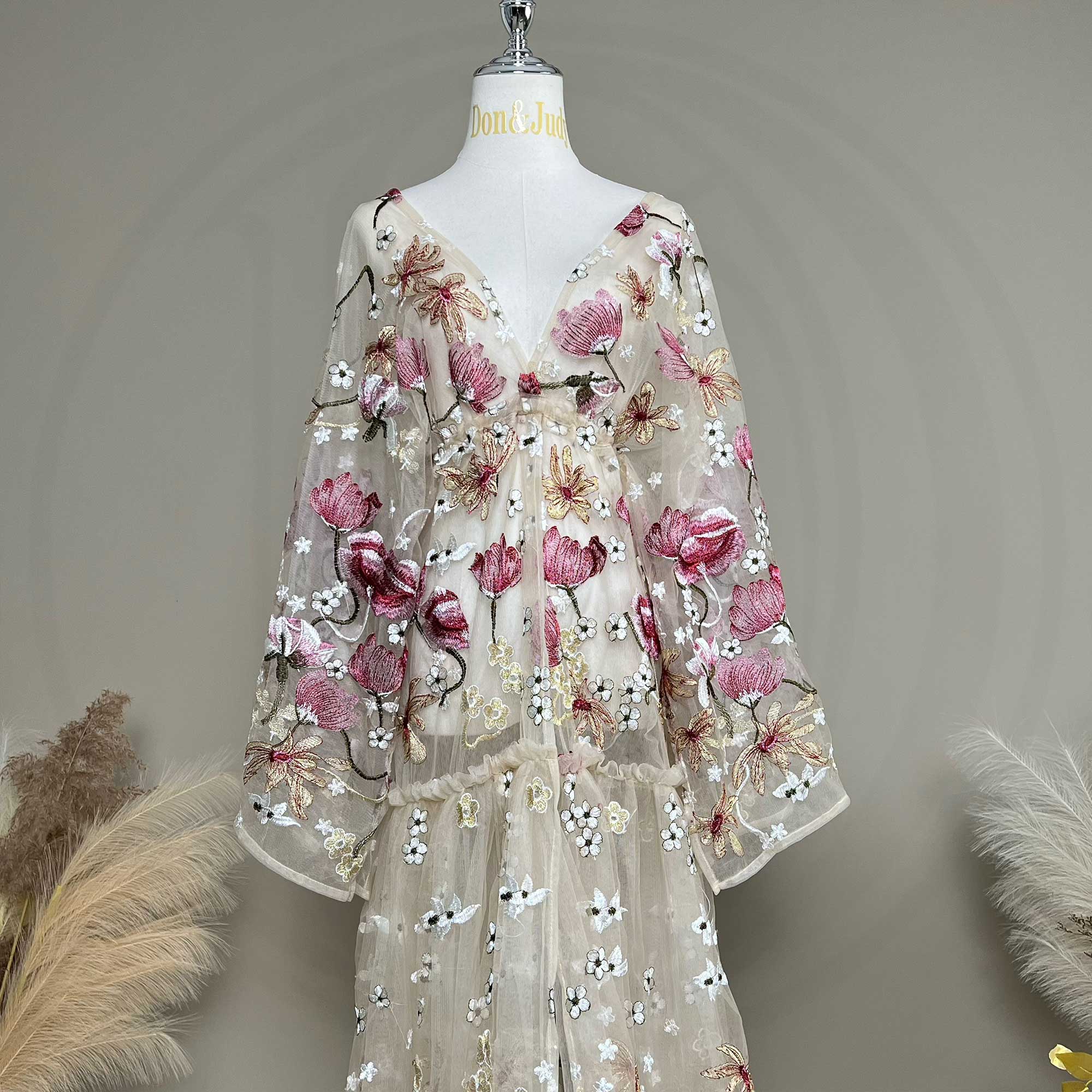 Don&Judy Kelebek Aplikeli ve Ç - Kimono Sheer Floral incelemesi ve fiyatı