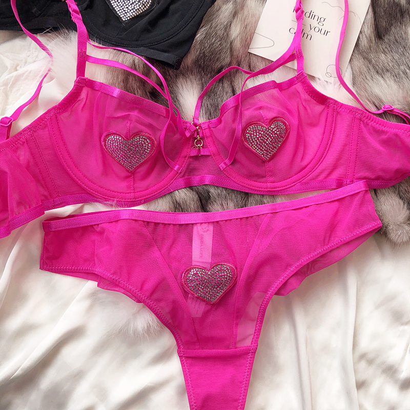 Seksi içi boş örgü iç çamaşırı - Bralette Triangle Set incelemesi ve fiyatı